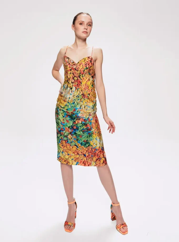 Flower Slip on Dress