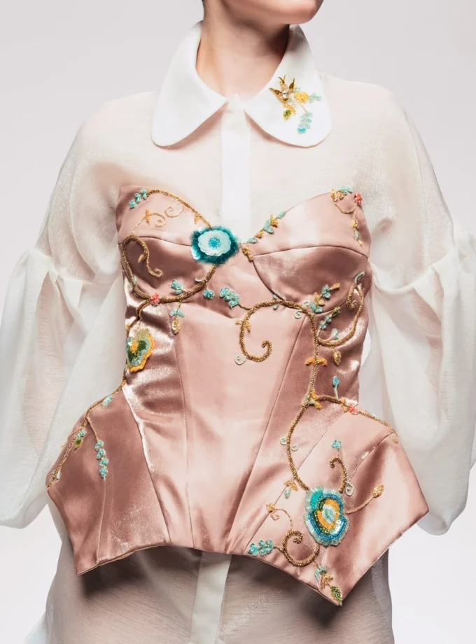 Garden Corset – With Embroidery